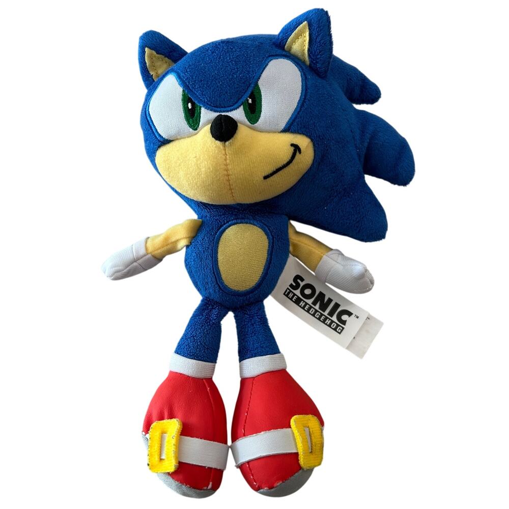 Sonic the Hedgehog Plush Blue 9 Inch Sega Jakks 2023 Stuffed Animal Toy